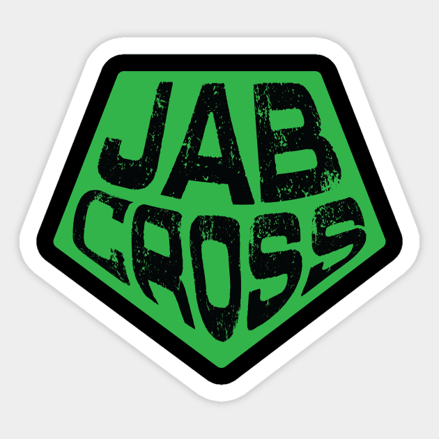 GREEN Jab Cross brand logo Sticker by Jab Cross Store